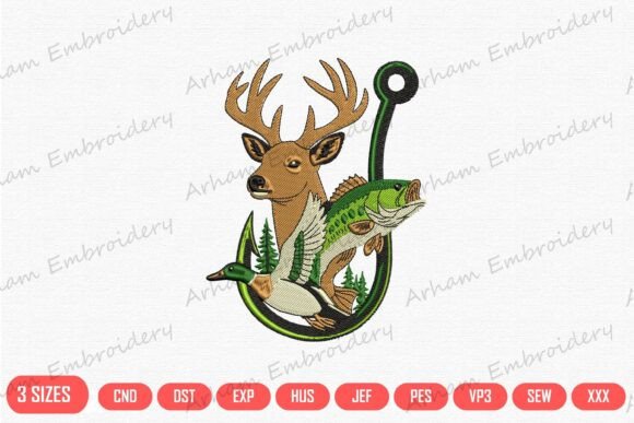 Download Wildlife Deer Fish Duck Hook - Duck Collection